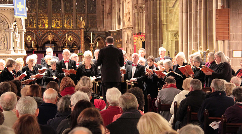 Shrewsbury Choral bring Spring Concert to Shrewsbury Abbey