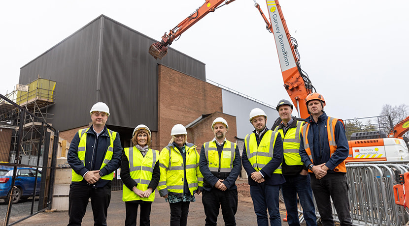 Main theatre hall demolition works start in Oakengates