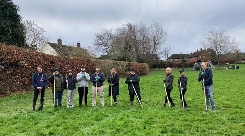 Volunteers team up to create new Arleston wildlife habitat