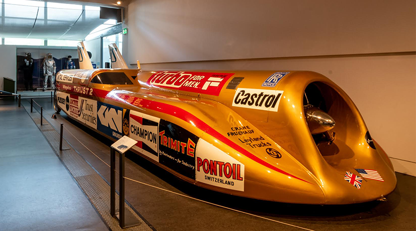 Richard Noble marks 40th anniversary of land speed record at Coventry Transport Museum