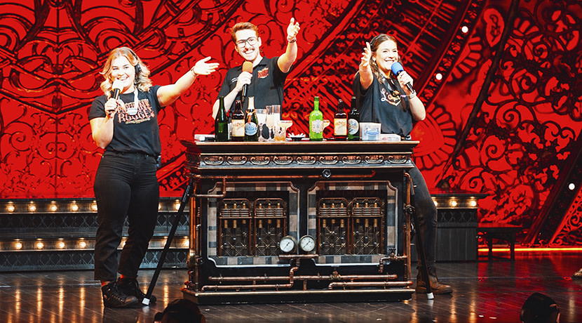 350 young people go behind the curtain of Moulin Rouge! The Musical