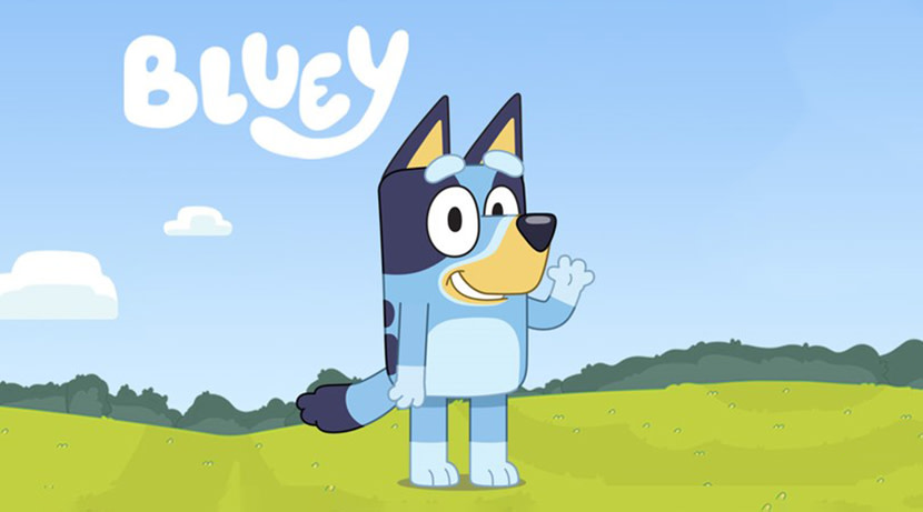 Visit from Bluey