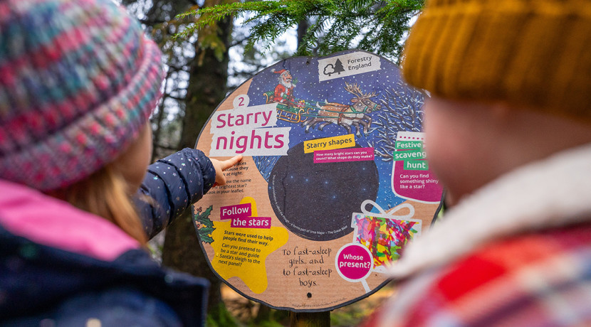 Stick Man brings Christmas magic to the nation's forests with festive winter trail