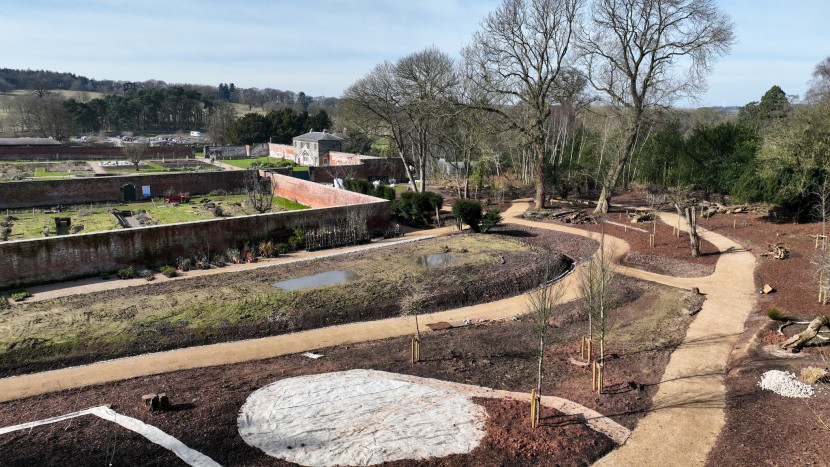 Work begins on the National Trust's first Forest Garden at Shugborough