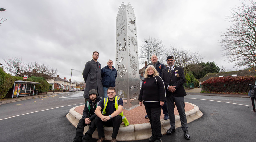 New ‘Beacon of Light’ sculpture unveiled in Wednesfield