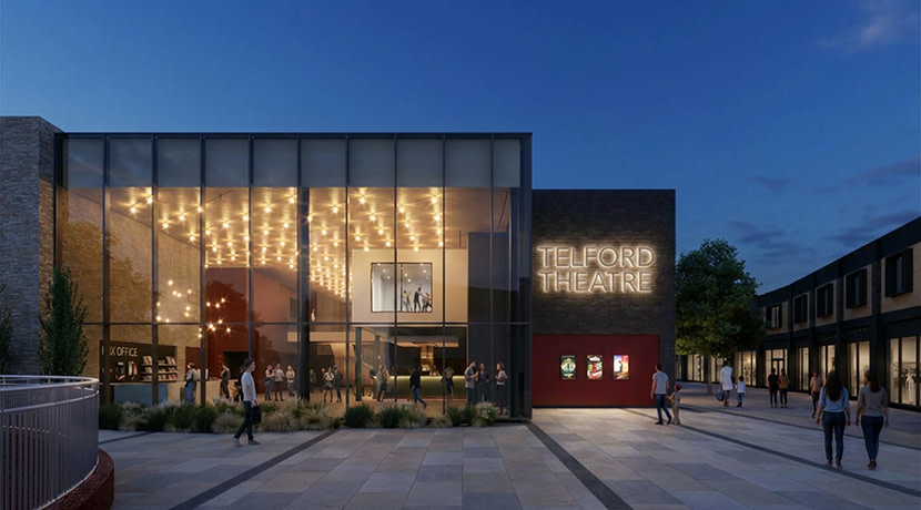Plans submitted for upgraded Telford Theatre design
