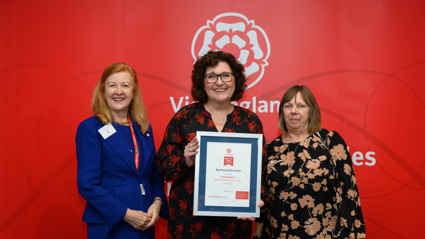 Red House Glass Cone wins VisitEngland Best Told Story accolade