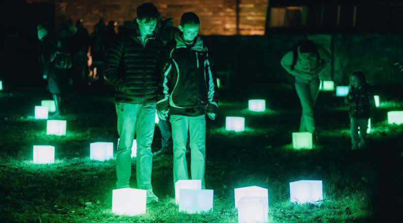 Lend your heartbeat to light up Stoke-on-Trent park