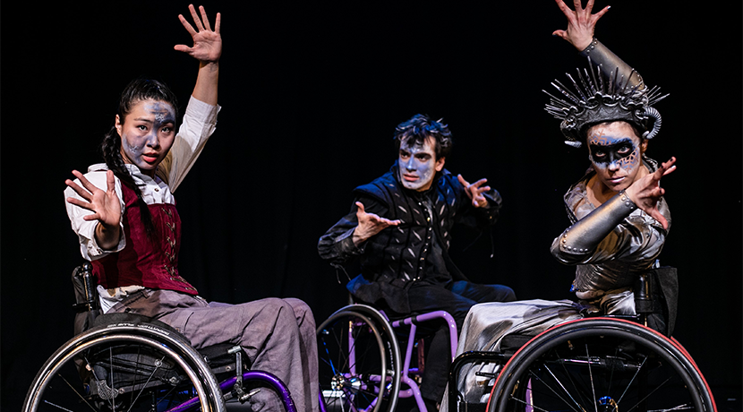 UK's first all-wheelchair dance company performs The Snow Queen