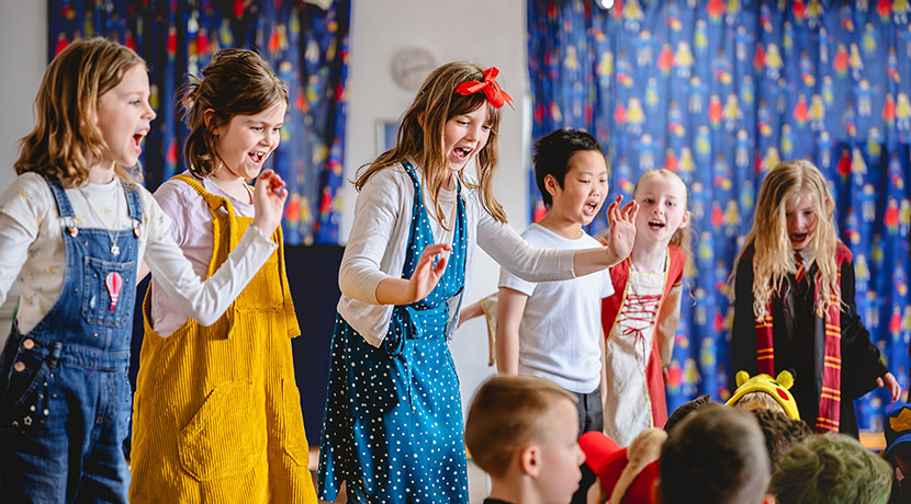 Pentabus create Gwendol with over 180 Shropshire school children