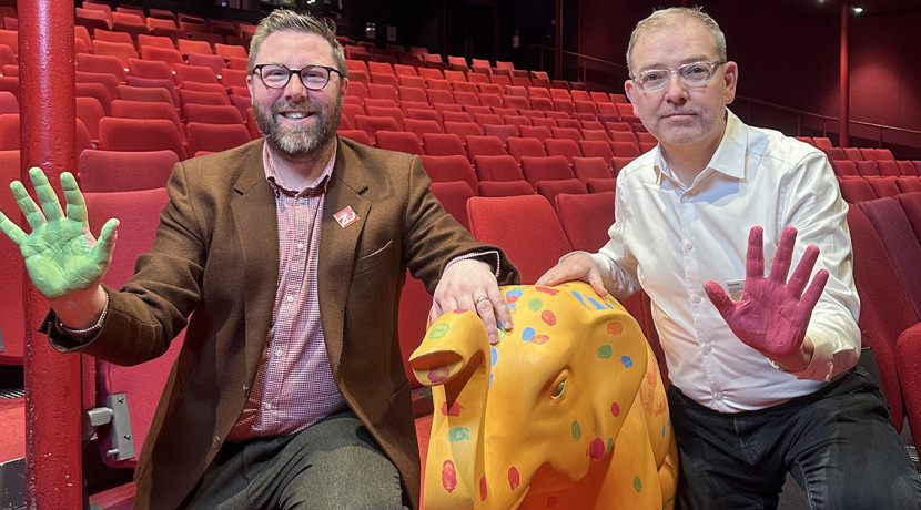 Lichfield Garrick sends off their 'March of The Elephants' sculpture