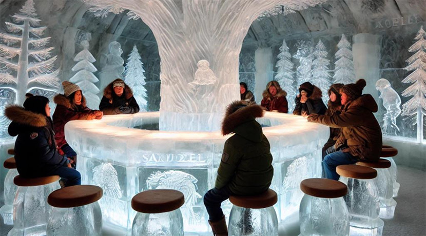 Alderford Lake unveils magical Ice Bar experience for Christmas