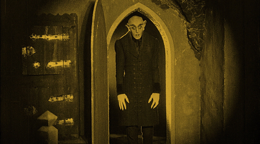 Vampire movie Nosferatu shows at Shrewsbury Abbey
