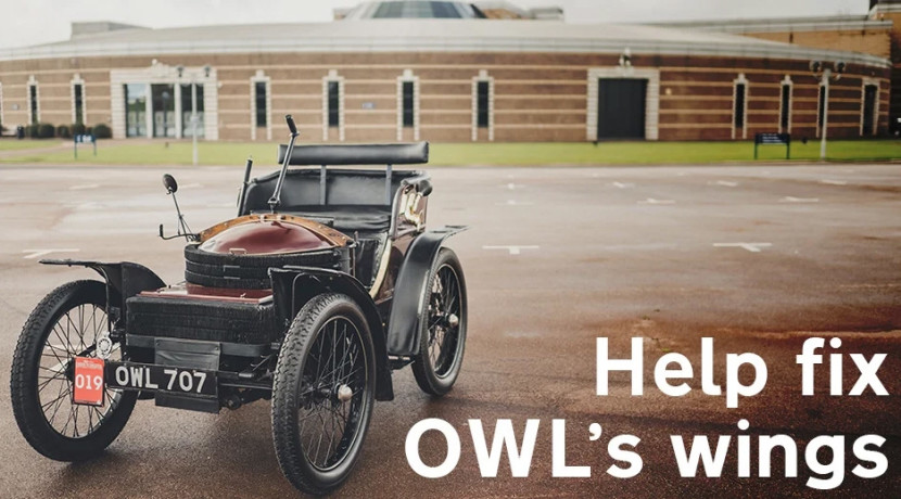 British Motor Museum campaign to fix OWL’s wings!