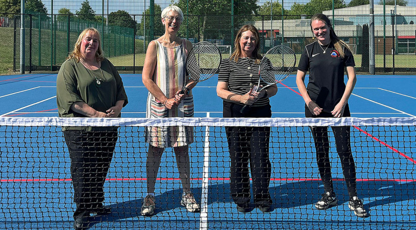 Brand-new outdoor tennis and netball courts launch at Tipton Sports Academy