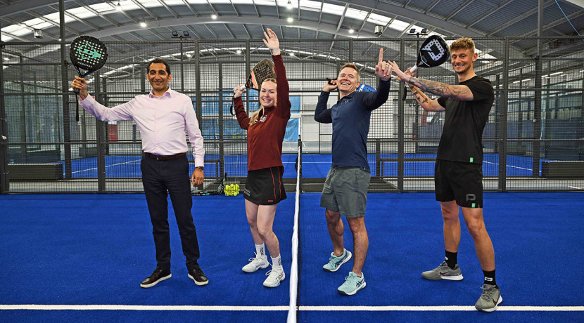 Indoor padel courts open at Tipton Sports Academy