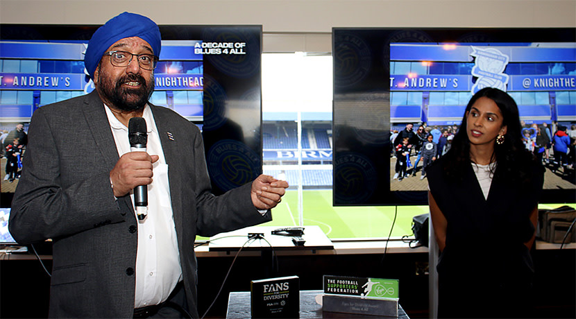 Football supporter group pioneer receives Lord Mayor’s Award for services to Birmingham