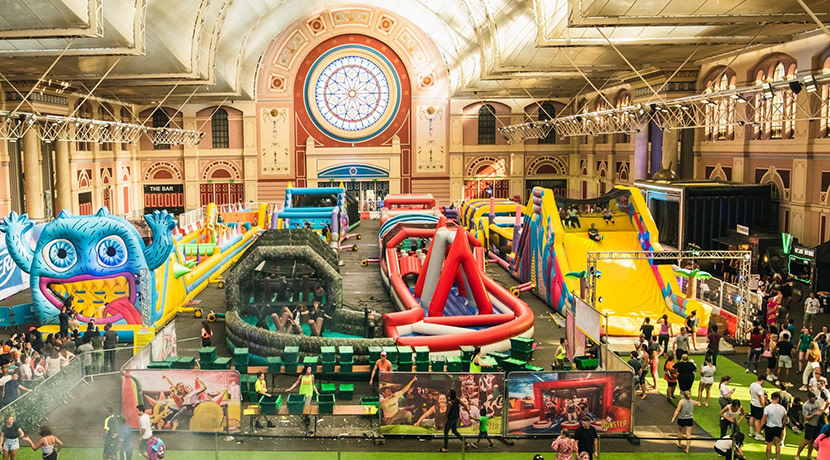 World's largest inflatable obstacle course The Monster comes to Coventry