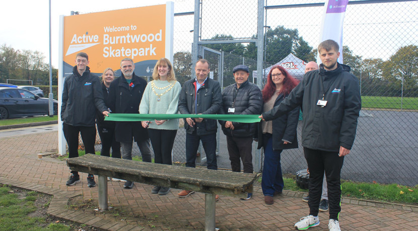 Celebration as Burntwood Skatepark officially opens