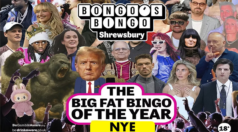 NYE Bongo's Bingo Special