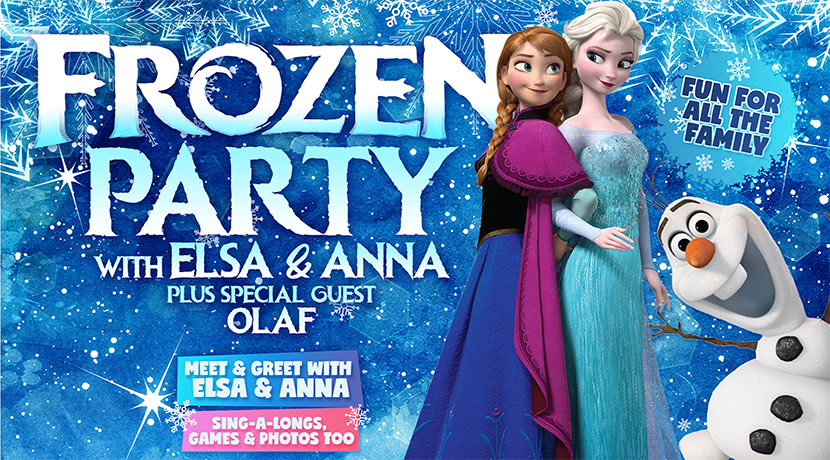 FROZEN Party with Elsa & Anna at 2.15pm