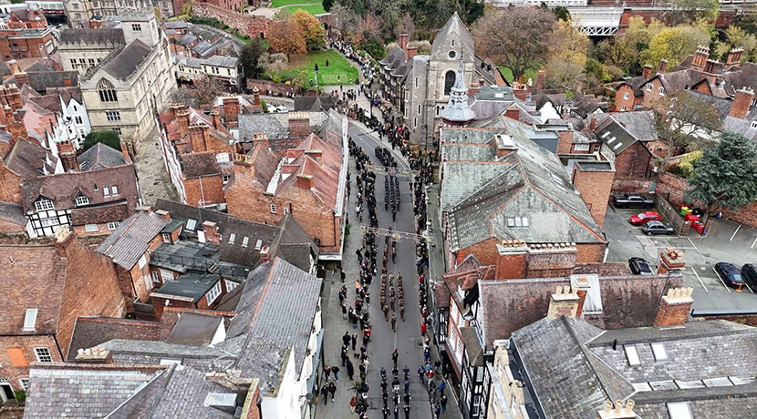 Shrewsbury prepares to commemorate Remembrance and support Poppy Appeal