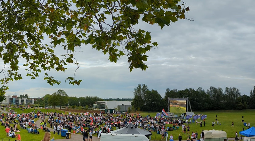 England v Spain Euros final to be screened at Telford Town Park