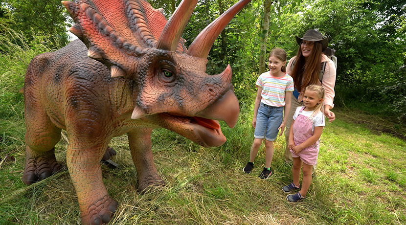 Lower Drayton Farm welcomes huge prehistoric visitors