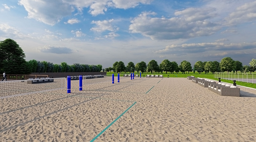 First glimpse of new national beach volleyball centre in Birmingham