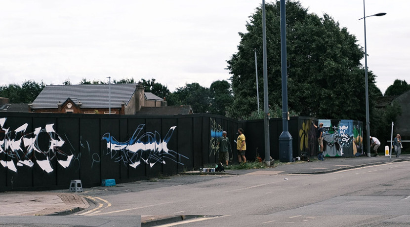 New free wall opens for artists in Hanley