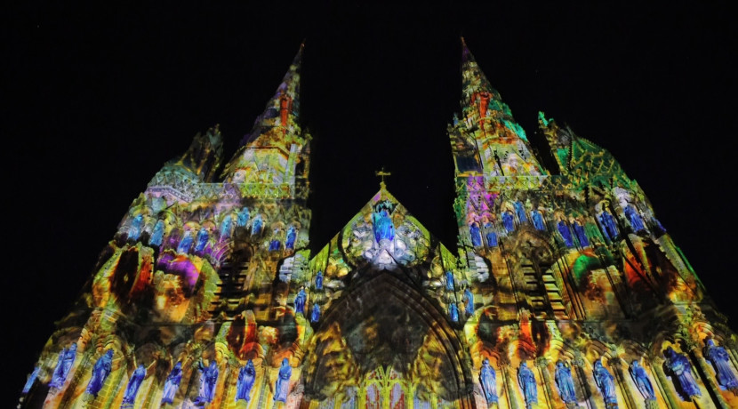 The Lichfield Cathedral Light Show returns this December