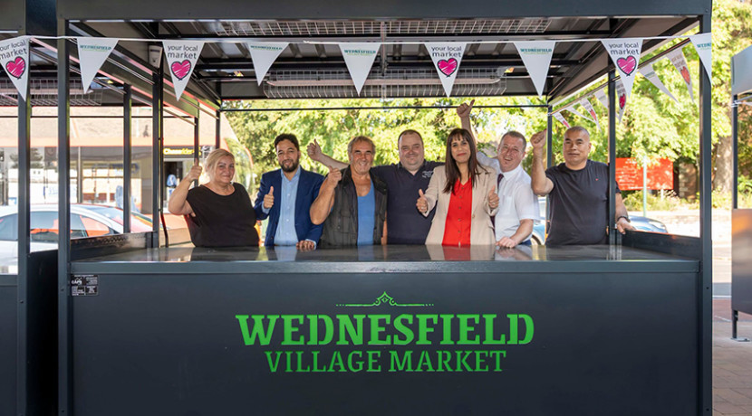 New market stalls arrive as Wednesfield High Street improvements continue