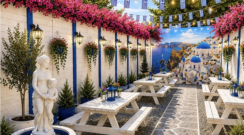 Greek Aura unveils Birmingham's first Greek secret garden