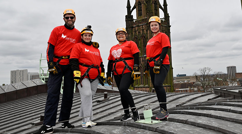 Abseil down Coventry Cathedral and help raise funds for The Myton Hospices