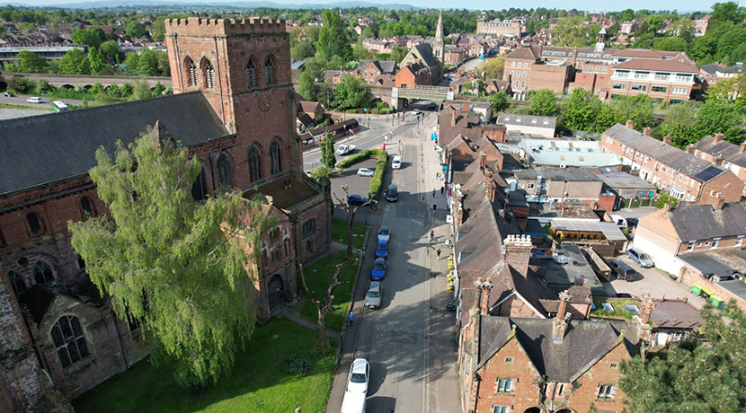Increased green space and seating planned for Shrewsbury's Abbey Foregate