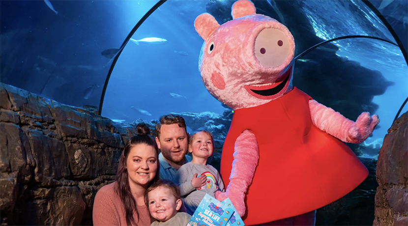 Peppa Pig visits National SEA LIFE Centre Birmingham