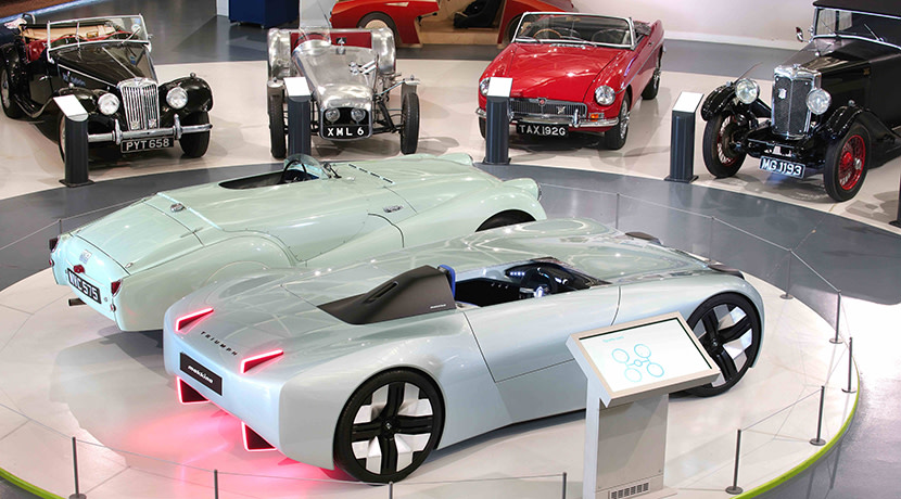 Triumph TR25 by Makkina goes on display at British Motor Museum