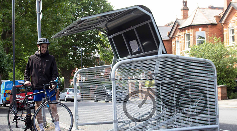 Secure cycle pods installed around Shrewsbury town centre