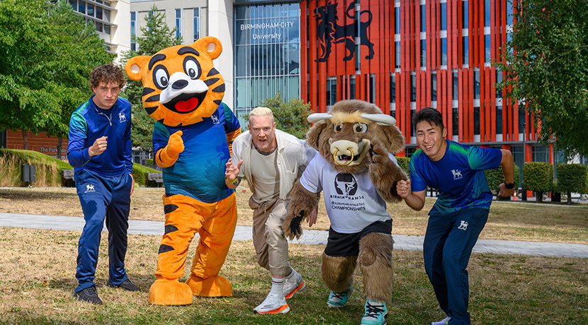 Iwan Thomas joins mascots ahead of European Athletic Championships in Birmingham