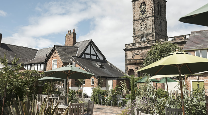 Whitchurch's Black Bear unveils new courtyard garden