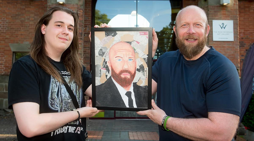 Weston Park welcomes talented Telford College artists for summer portrait exhibition