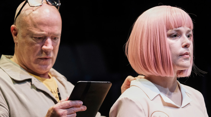 Alan Ayckbourn's android-focused play gets the thumbs up