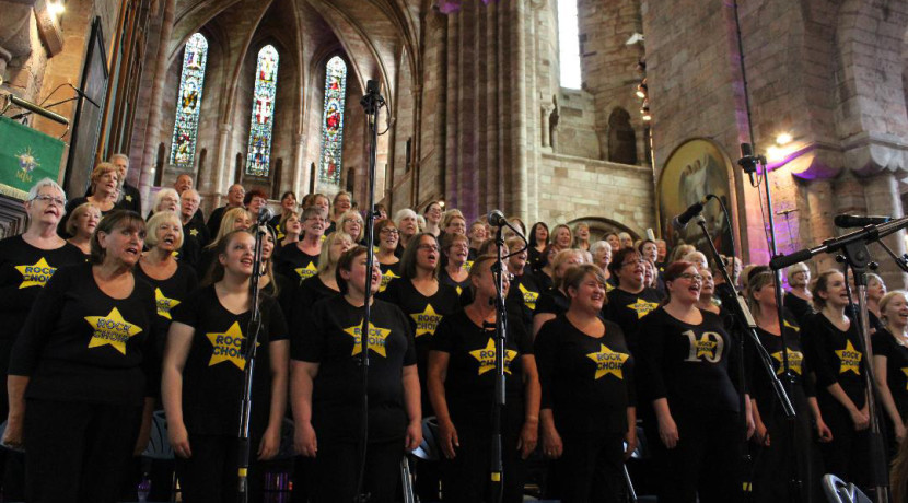 Rock Choir bring The Power of Song to Shrewsbury Abbey
