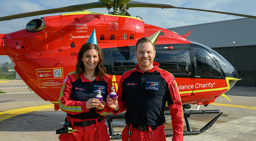 Midlands Air Ambulance Charity marks 35 years of lifesaving service across the Midlands