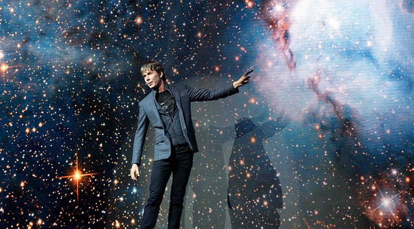 Professor Brian Cox takes us on adventure in space and time