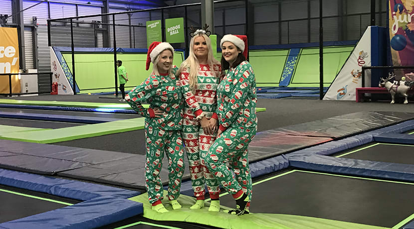 Win a Christmas Party at trampoline park Jump In Warwick