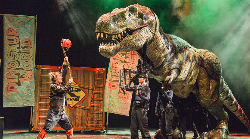 Four tickets to Dinosaur World Live