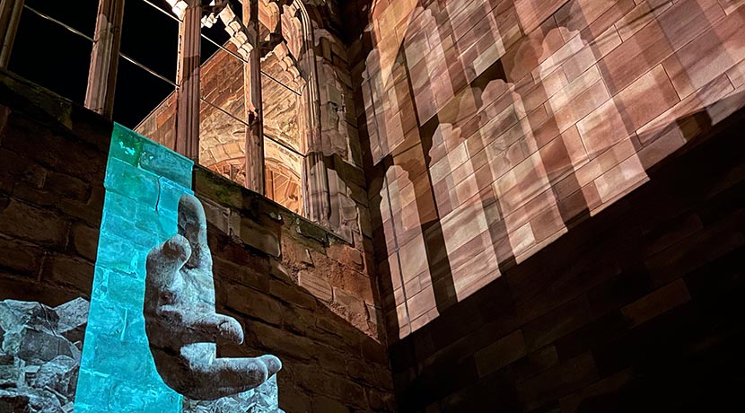 Ghosts In The Ruins of Coventry Cathedral 