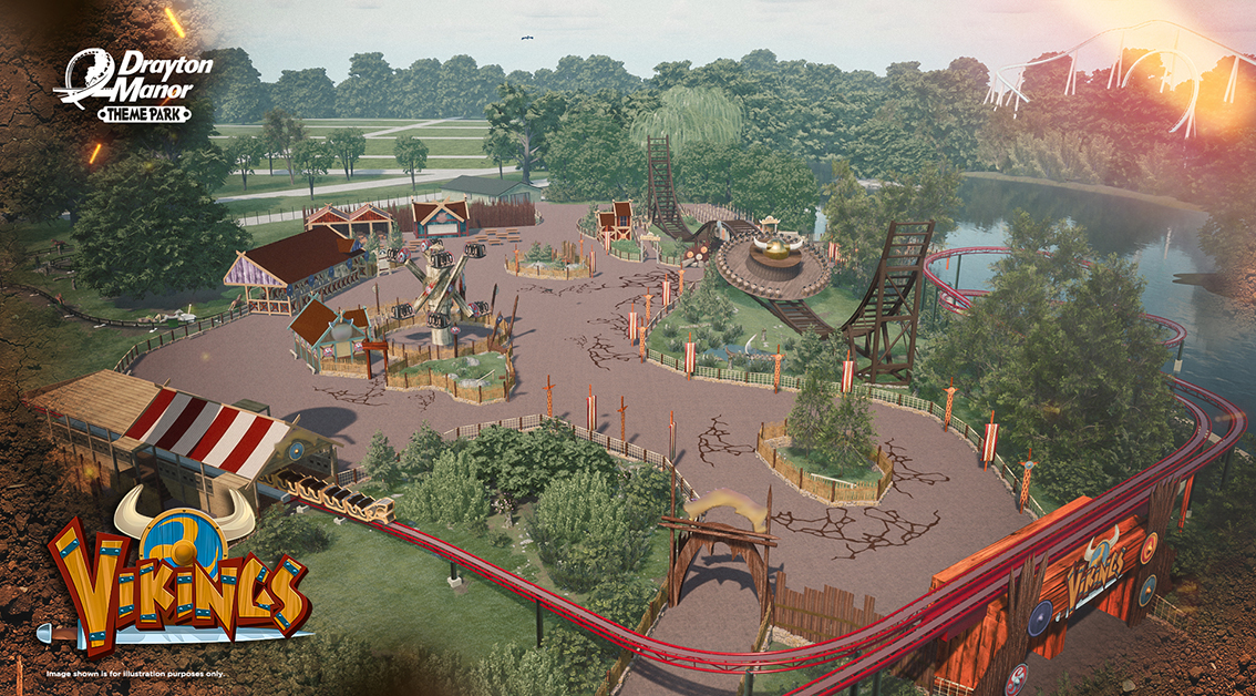 Drayton Manor Resort announces opening date for Vikings-themed area