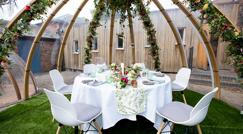 Flower power inspires a unique dining experience at Weston Park